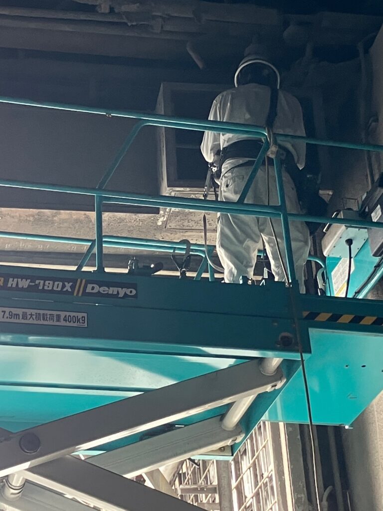 埼玉県児玉郡　Ａ工業　重量シャッターチェーン交換