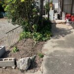 前橋市　西片貝町　Ｓ邸　植栽撤去見積り現調