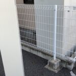 高崎市　貝沢町　フェンス施工現調