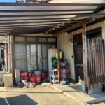 前橋市　西片貝町　S邸　カーポート解体、残置物撤去見積り現調