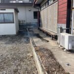 前橋市　西片貝町　S邸　カーポート、残置物撤去